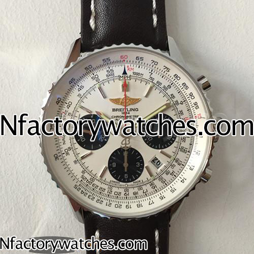 百年靈Breitling navitimer 01 航空計時01腕錶 AB012012/BB01/435X/A20BA.1 白色錶盤-rhid-118063