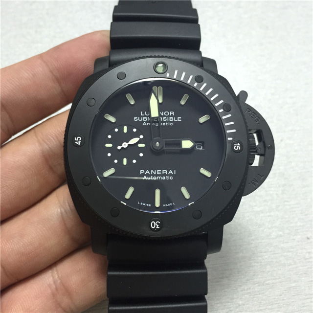 沛納海 316精鋼 海鷗機械機芯 316精鋼錶帶 47mm 手表推薦-rhid-111158