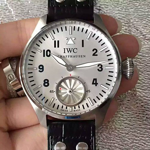 萬國 IWC 大飛行員系列大渦輪腕錶 意大利進口小牛皮-rhid-116511