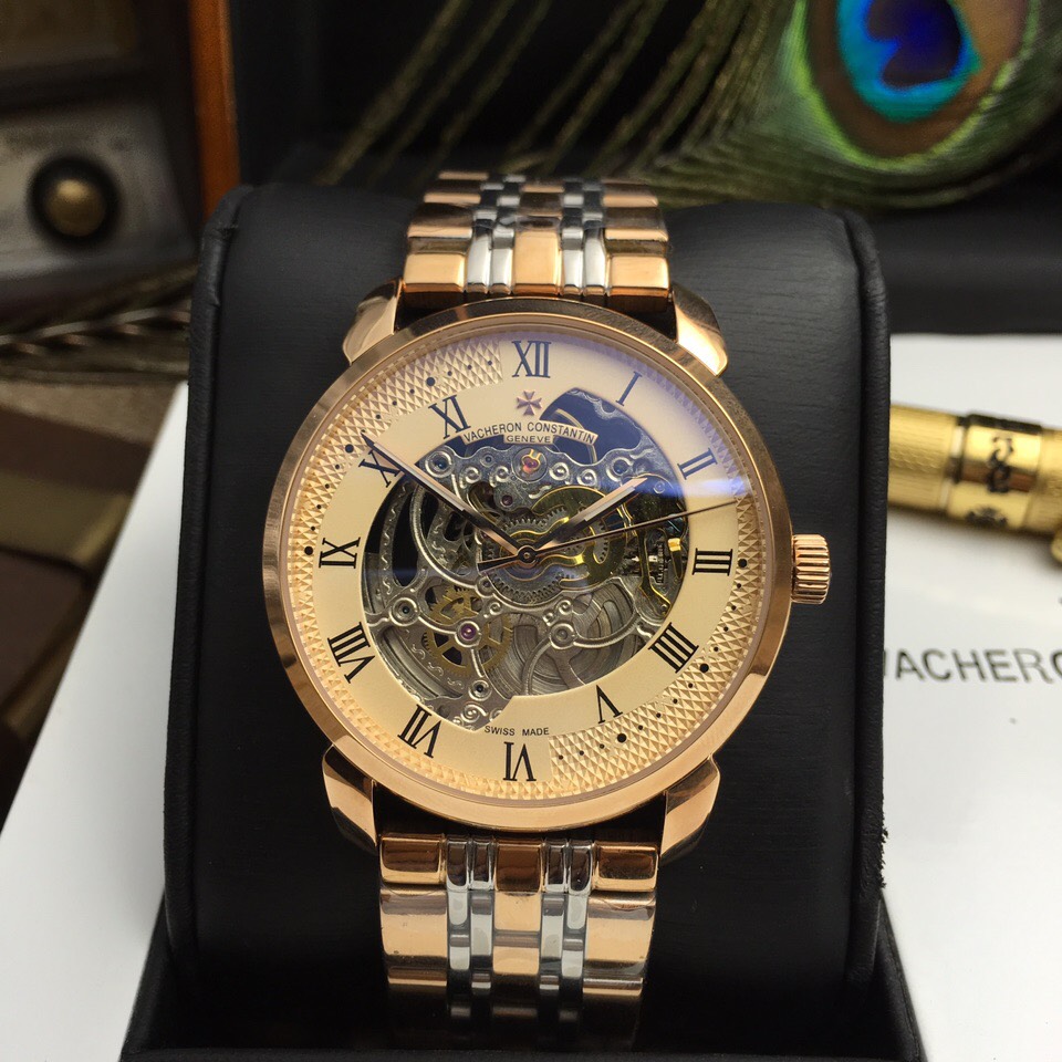江詩丹頓 男士精品腕錶 自動機械機芯 礦物質超強玻璃鏡面 316精鋼-rhid-116772