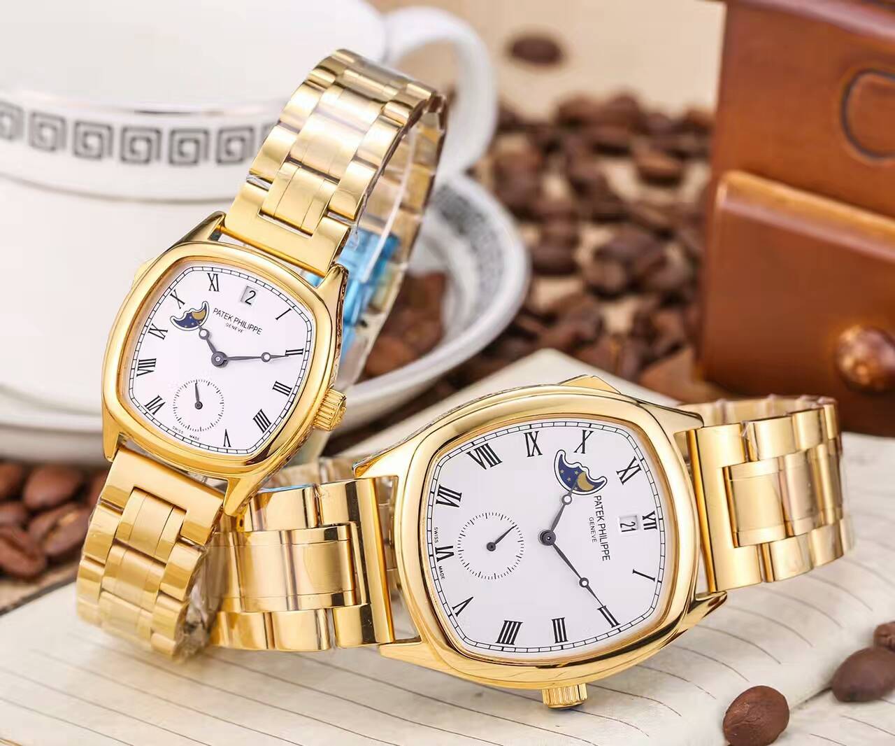 百達翡麗 礦物質超強鏡面 精鋼錶帶  尊貴諧美 大氣風格 精品情侶腕錶 -rhid-117029