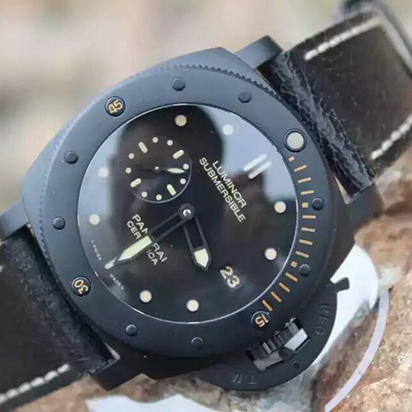沛納海Pam508，基于上海ETA7750-2 自動機械機芯修改的 P9000 自動上 藍寶石玻璃錶鏡 永不磨損 